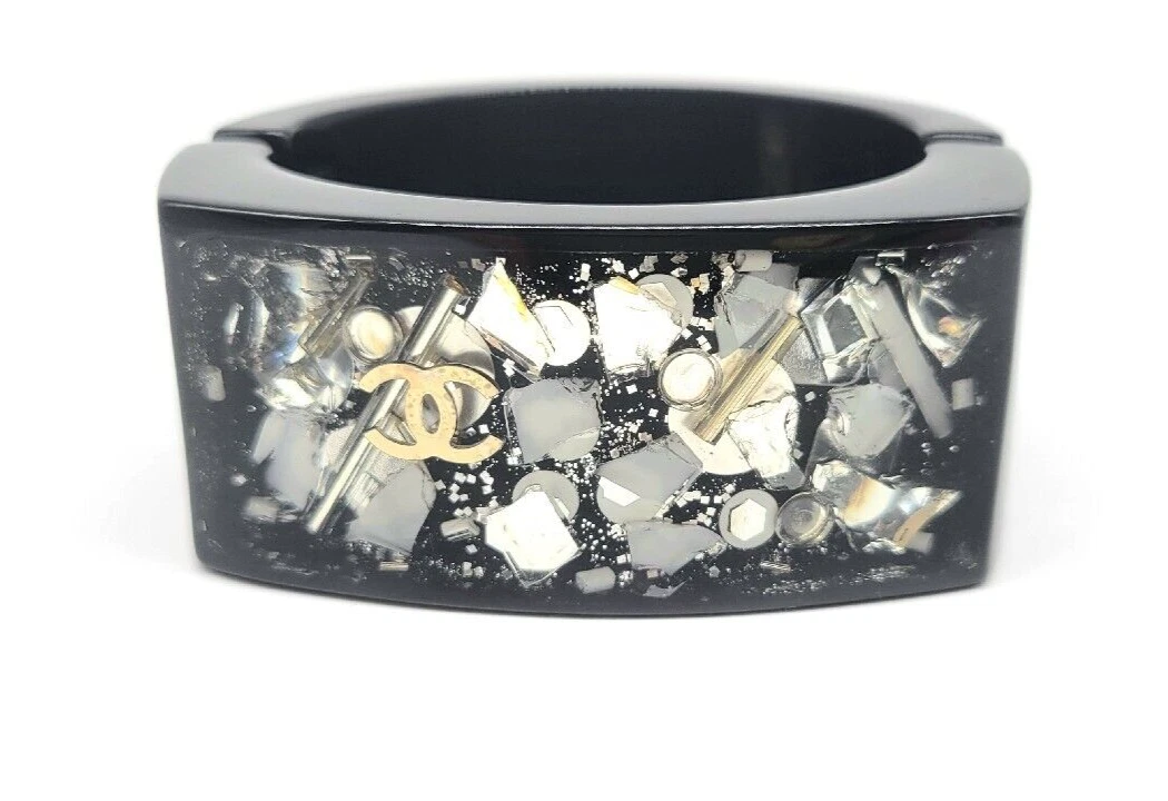 CHANEL Silver Plated Bangle Fashion Bracelets for sale | eBay