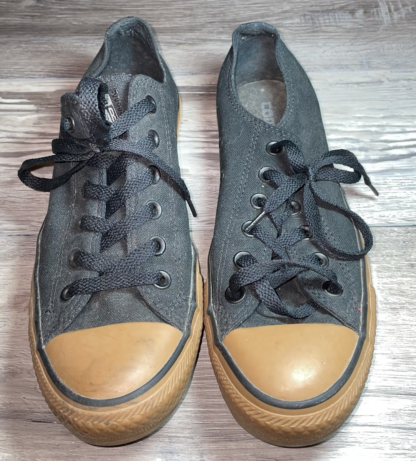 Converse Chuck Taylor Ox Black Gum Shoes Men's Women's Sneakers