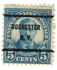USA - 1922 - Theodore Roosevelt, 1858-1919 - 5C - #04
