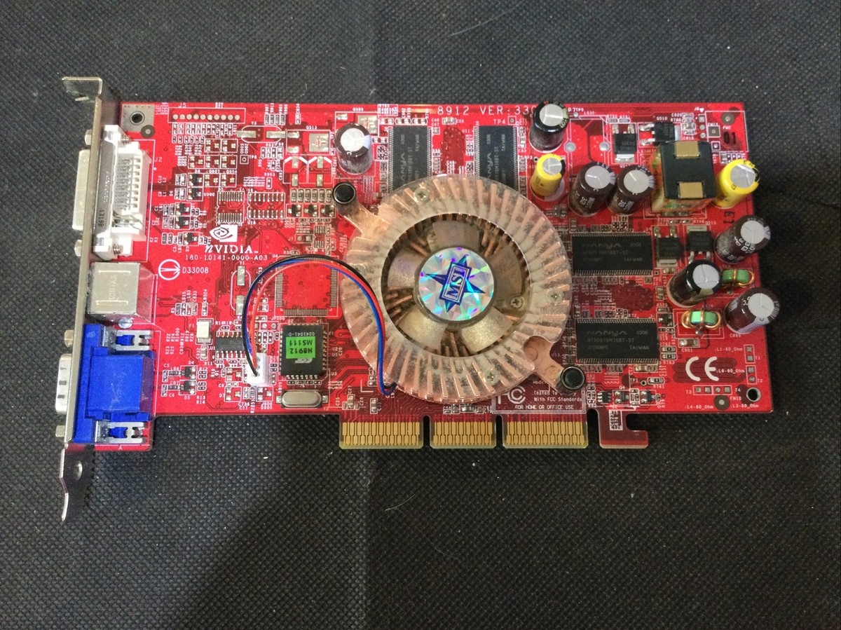 AGP Video Graphics Card | MSI Nvidia FX5600 | 128 180-10141