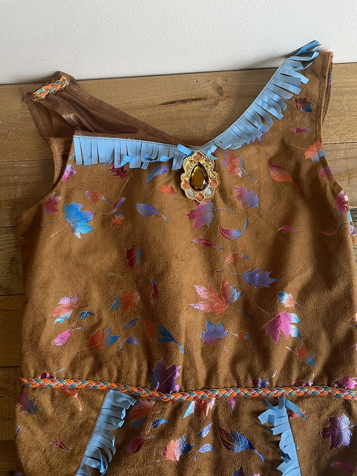 Disney Store Niños Pocahontas Vestido Elegante Disfraz Edad 13 Años Foto 2 de 4