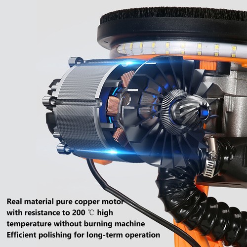 5-Speed Adjust Powerful Drywall Sander Polishing Machine W/ 6 Sanding Discs 220V - Picture 10 of 15