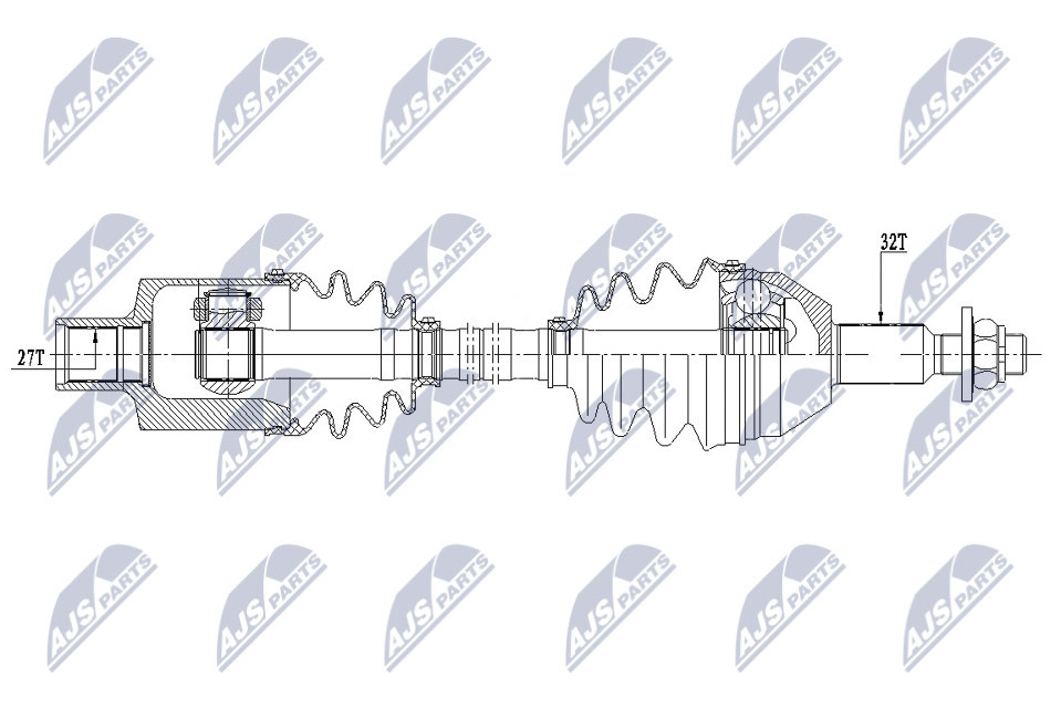 NPW-CH-110 NTY Drive Shaft for CHRYSLER