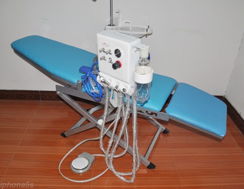 Dental Folding Chair With Turbine Unit & Weak Suction 4H Handpiece & LED Light - 第 5/12 張圖片