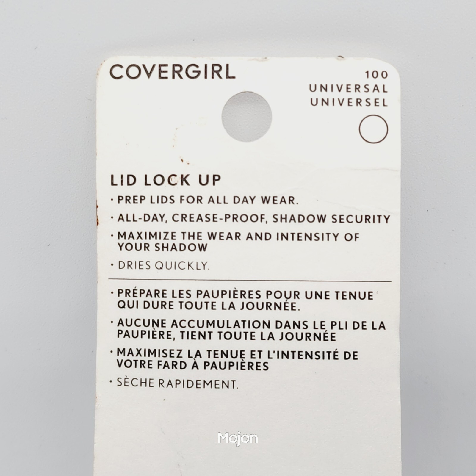 Lot Of 2 Covergirl Lid Lock Up Eye Shadow Primer, 100 Universal eBay