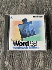 MICROSOFT WORD 98 Macintosh Edition Upgrade Cd-Rom & Key Number Only