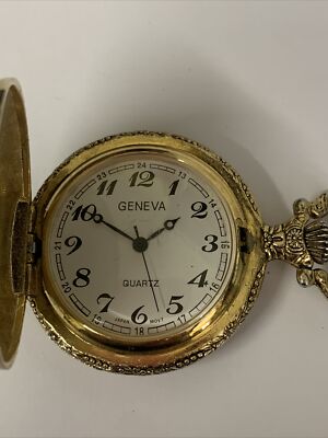 Men's Geneva Quartz Pocket Watch | eBay