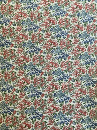 Tessuto Liberty Of London 'Marco' Rosso - 100% Cotone Tana Lawn Al Metro (larghezza 1,37 M) - Foto 2