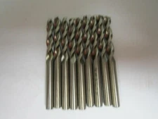 Precision (60013) #13 2-3/16" HSS RH Screw Machine Length Drill Bits - Lot of 9 