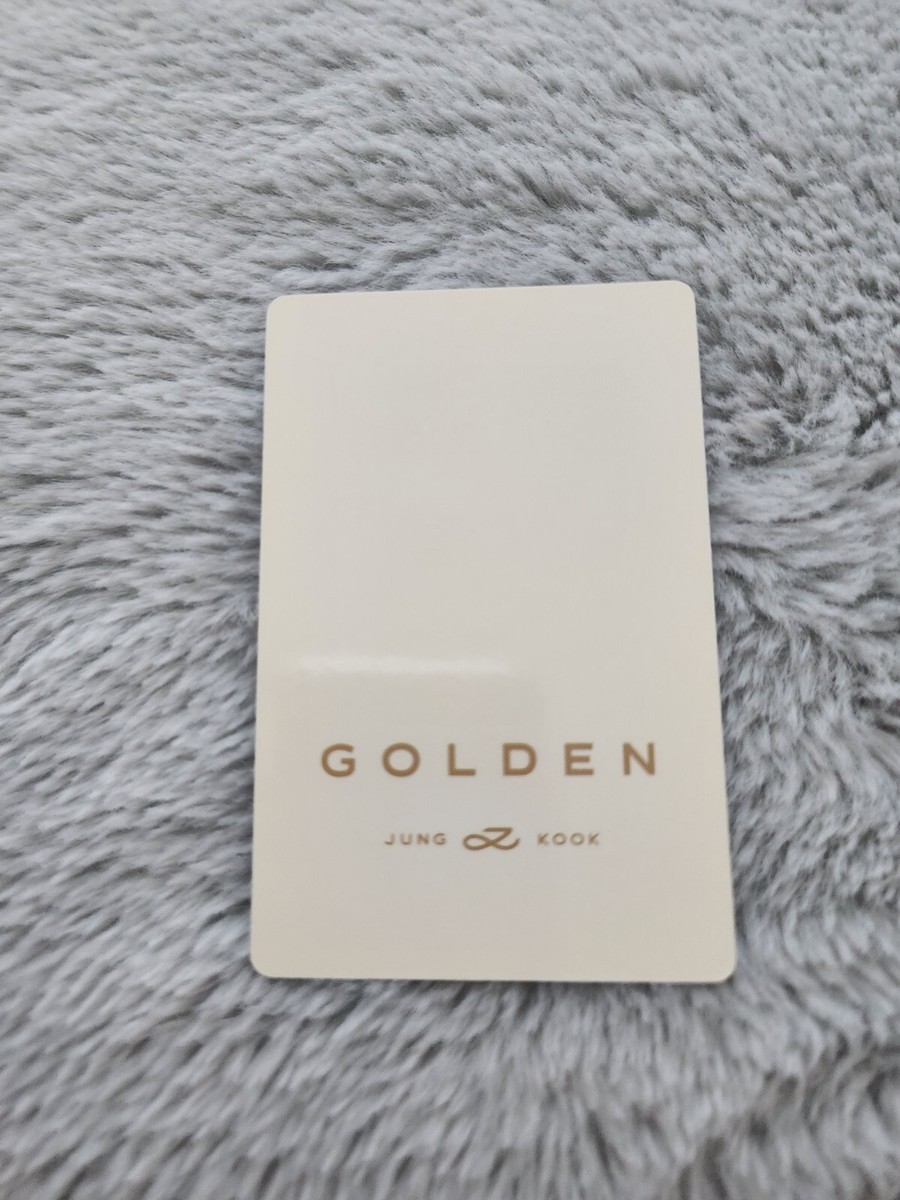 BTS JUNGKOOK Jung Kook GOLDEN photocard Pc Walmart US