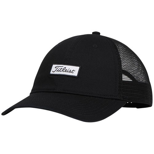 New Titleist Golf Hat Charleston Mesh Black White Golf Cap