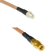 RG400 RP-SMA FEMALE to SMB FEMALE RF Cable FAST-SHIP LOT