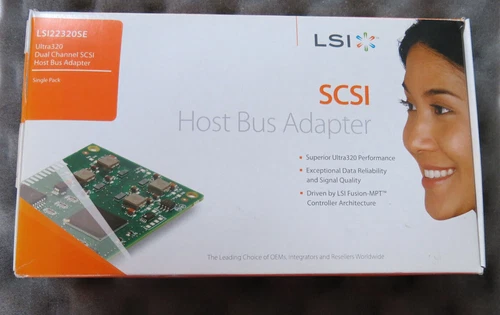 LSI Logic PCI Express LSI22320SE LSI00153 Dual Port U320 SCSI Card HBA