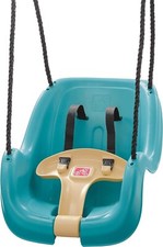 Step2 Infant To Toddler Baby Swing Set with T-Bar and Weather-Resistant Ropes