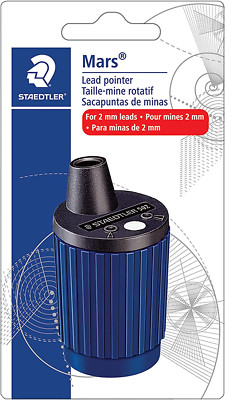 Staedtler 502 BK A6 Mars Rotary Action Lead Pointer and Tub for 2Mm Leads, 502Bk