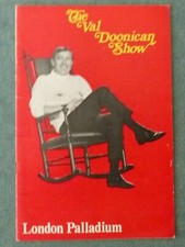 THE VAL DOONICAN SHOW AT THE LONDON PALLADIUM SHOW PROGRAMME 1970
