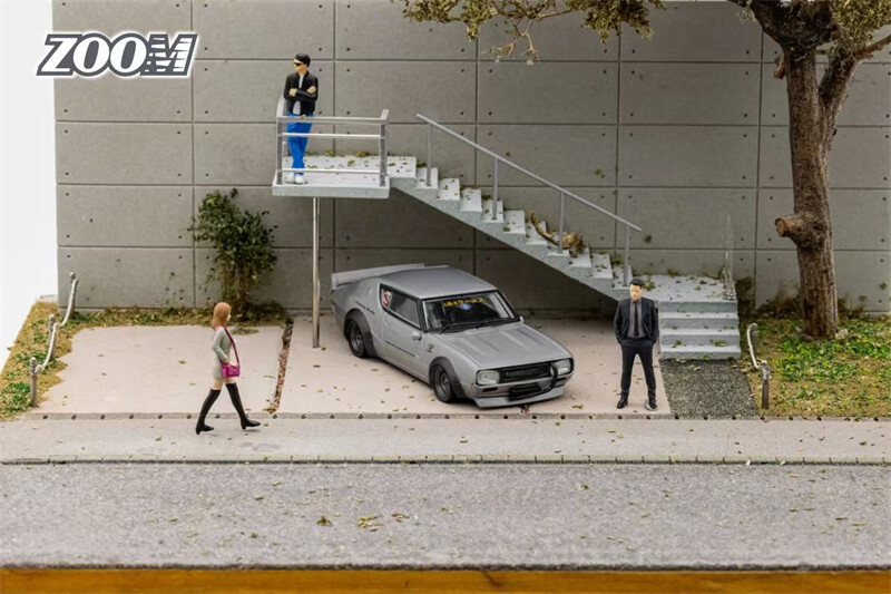 ZOOM 1:64 / Stagea-R34 / Golf 7R / Stagea WC34 Diecast Model Car
