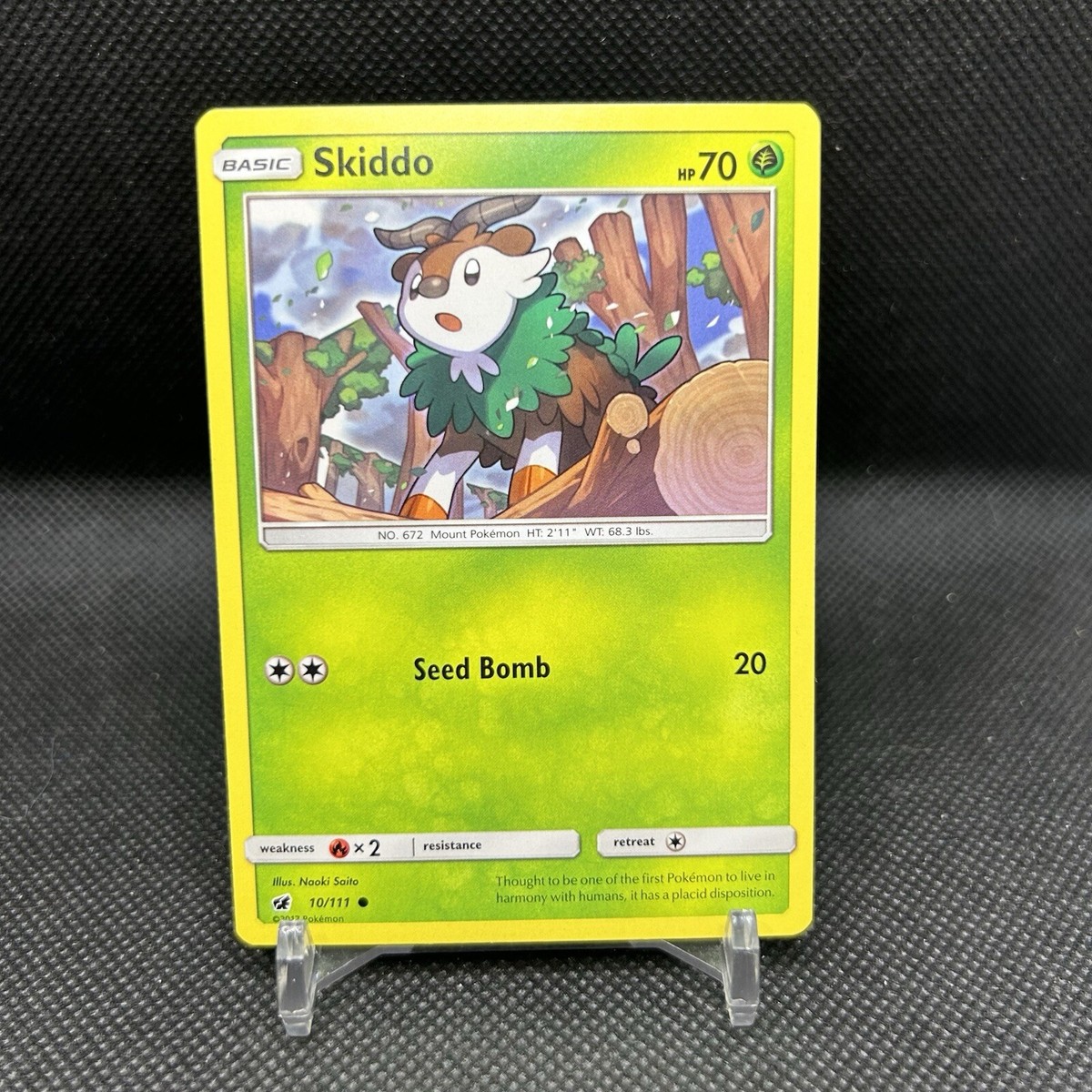 skiddo pokemon card Skiddo - SV01: Scarlet & Violet Base Set [REVERSE HOLO]