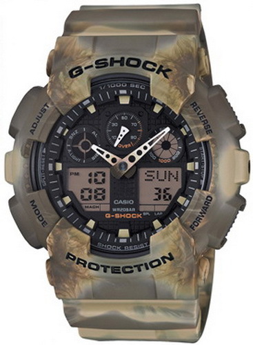 Casio G-Shock Marble Camouflage Men's Watch GA-100MM-5A | eBay