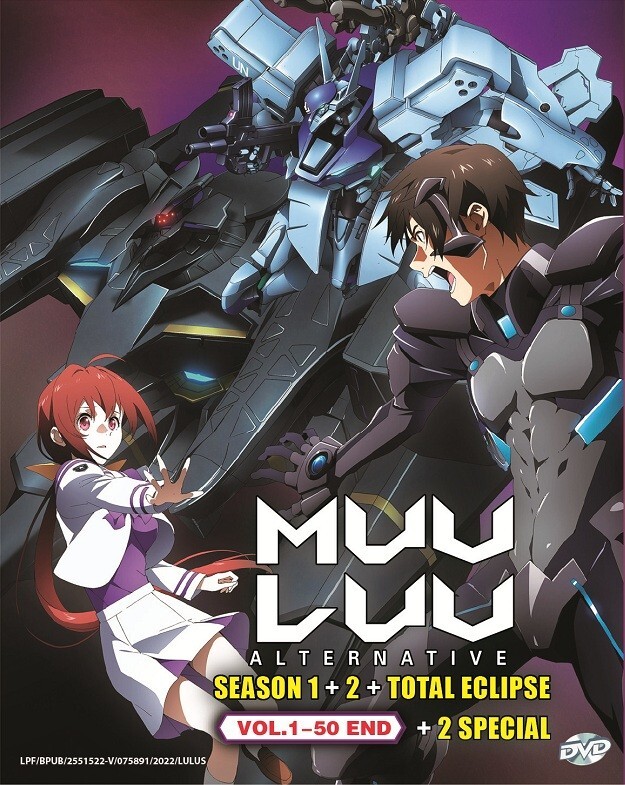 DVD Anime Muv-Luv Alternative Season 1+2+Total Eclipse 1-50 End