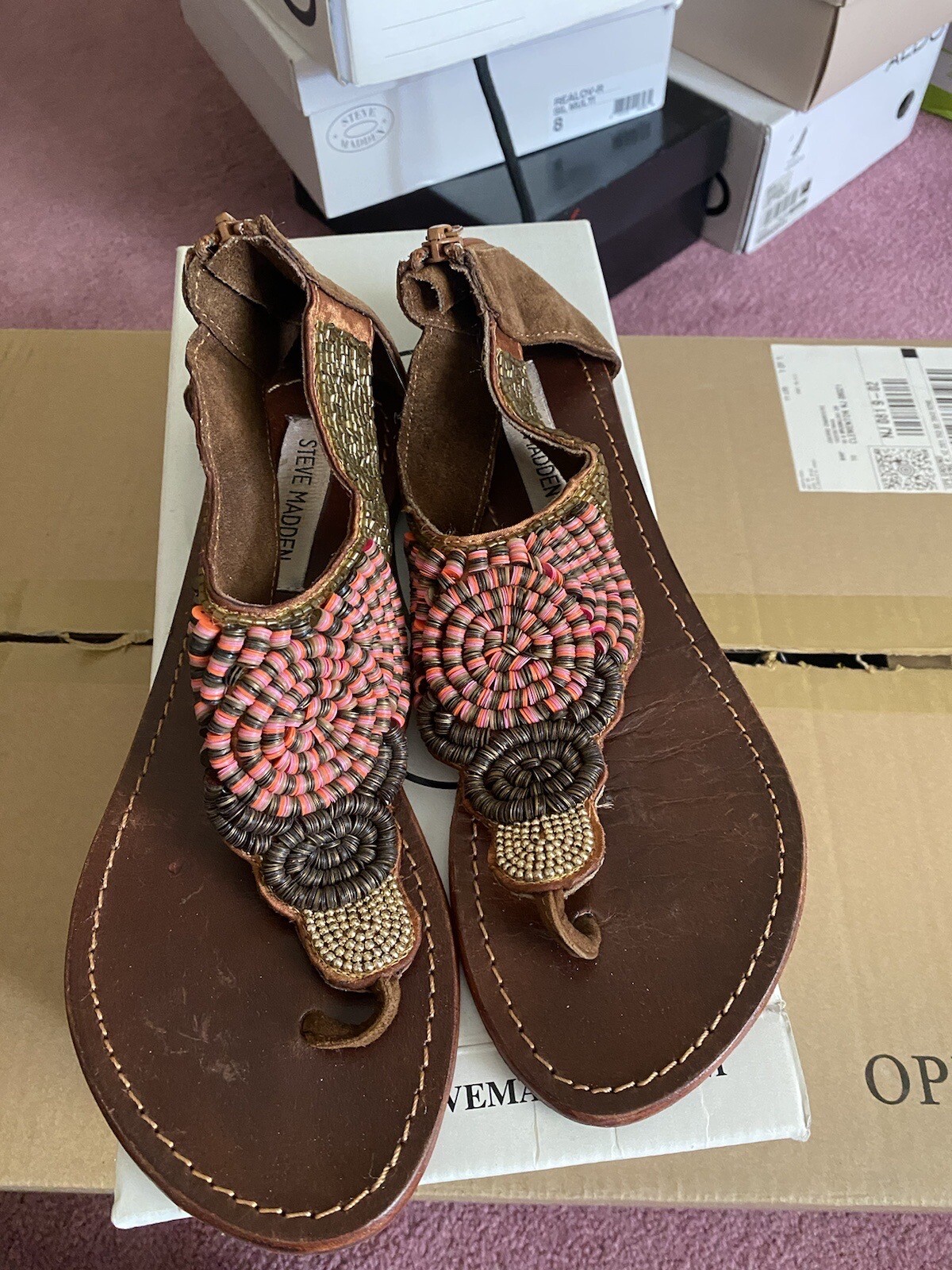 Steve Madden: Klio Coral Multi Sandal main image 0