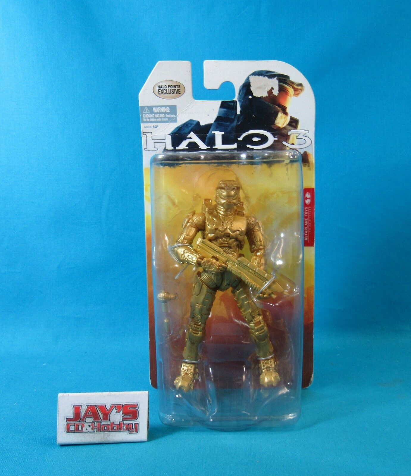 Gold Master Chief 5" Action Figure Halo 3 2008 McFarlane Toys New on Card