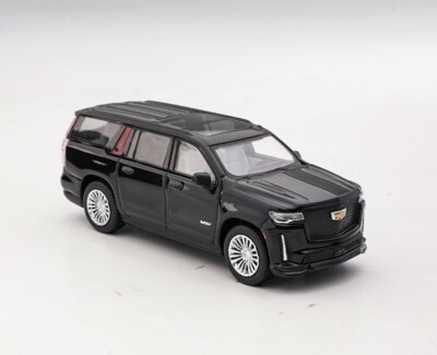 ED Masdi 1:64 Black Escalade Full Size SUV Sports Model Diecast Collect Car