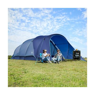 TIMBER RIDGE 8 Person Camping Tent with Large Porch, Portable