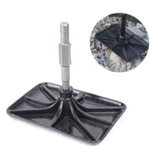Manganese Steel Hand Tamper Rammer Plate Compactor Paving Stones Gardener Tool