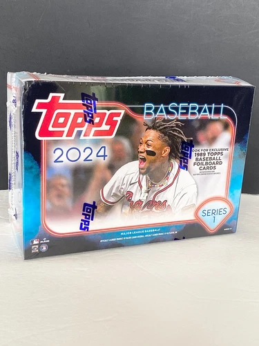 2024 Topps BASEBALL SERIES 1 Factory Sealed MEGA BOX ~ 16-Packs & 14-Cards/Pack