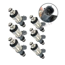 Pack of 6 Fuel Injectors For Toyota 4Runner 1996-98 Tacoma T100 1995-98 3.4L V6