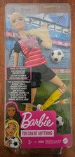 Mattel Barbie You Can Be Anything Soccer Player Doll Made To Move NIB