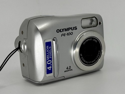 Olympus FE-100 4.0MP Digital Camera - Silver - Tested - Picture 1 of 11