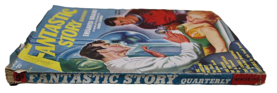 FANTASTIC STORY MAGAZINE WINTER 1951 VINTAGE SCIENCE FICTION PULP STORIES Foto 2 de 4