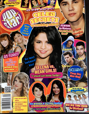 Popstar Magazine September 2011 Justin Big Time Rush Taylor Victoria Cody Liam