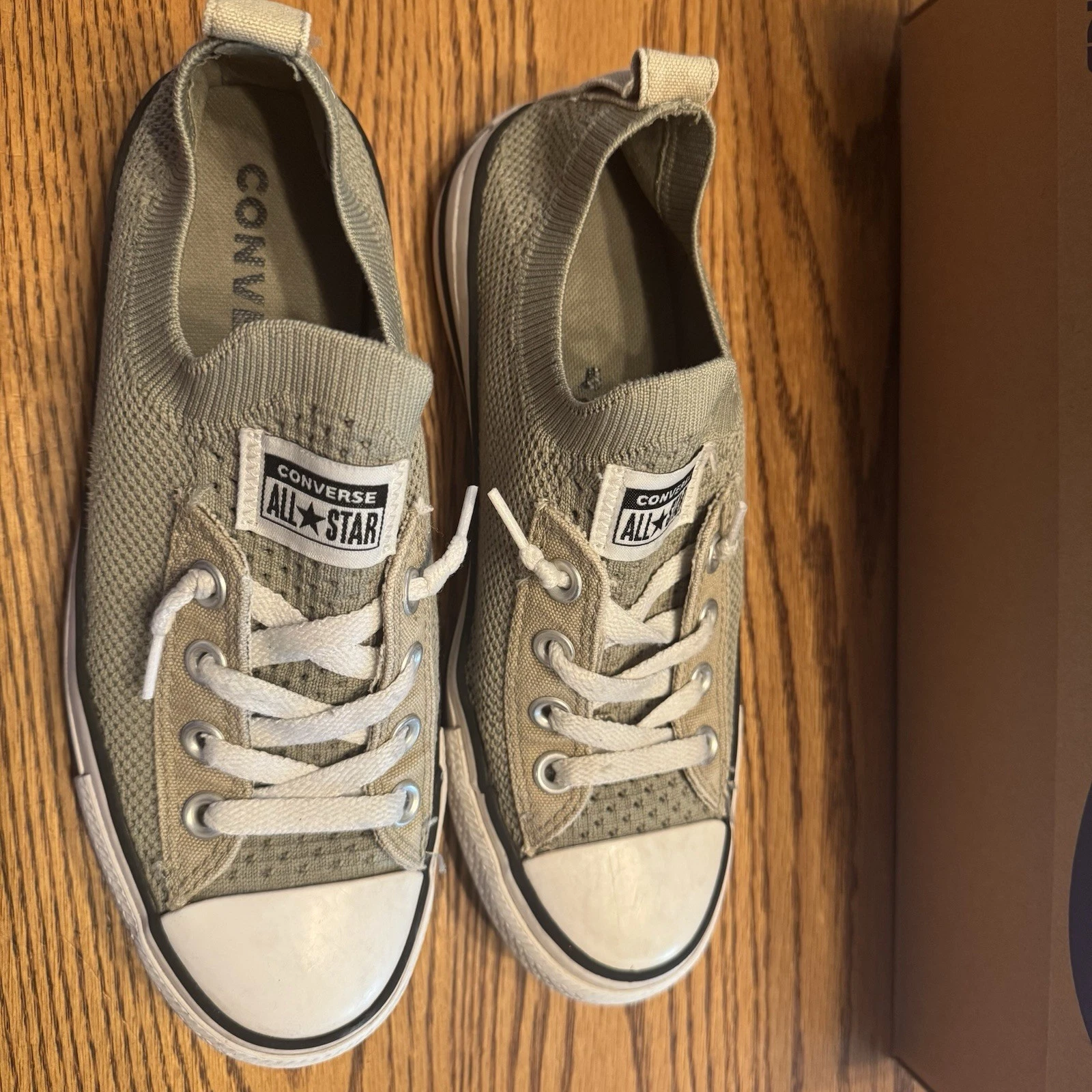 Sneakers Converse All Star Shoreline verde oliva slip on donna taglia 6