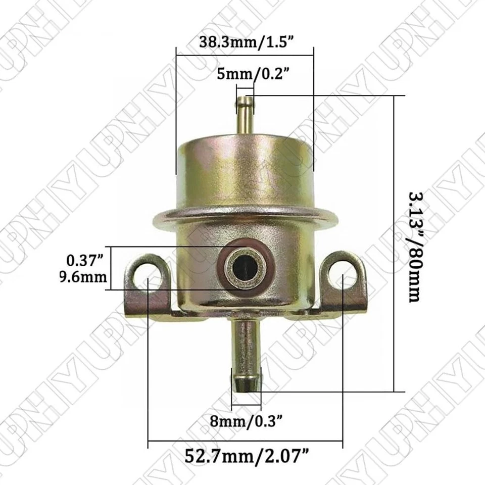 Fuel Injection Pressure Regulator Steel For BMW 318i 635CSi PR60 13531711541 - Image 2 of 4
