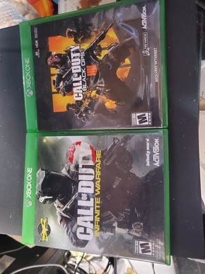 LOT OF 2: COD BLACK OPS IIII + COD INFINITE WARFARE [XBOX ONE] NICE COMPLETE