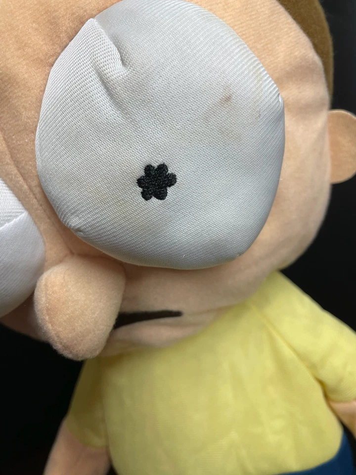 Brinquedo de pelúcia adulto Morty de Rick & Morty grande 18 lugares fábrica com chaveiro - Imagem 3 de 4