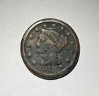 Photo of a 1853-P Large Cent from an eBay listing that sold on Jul 21, 2026
