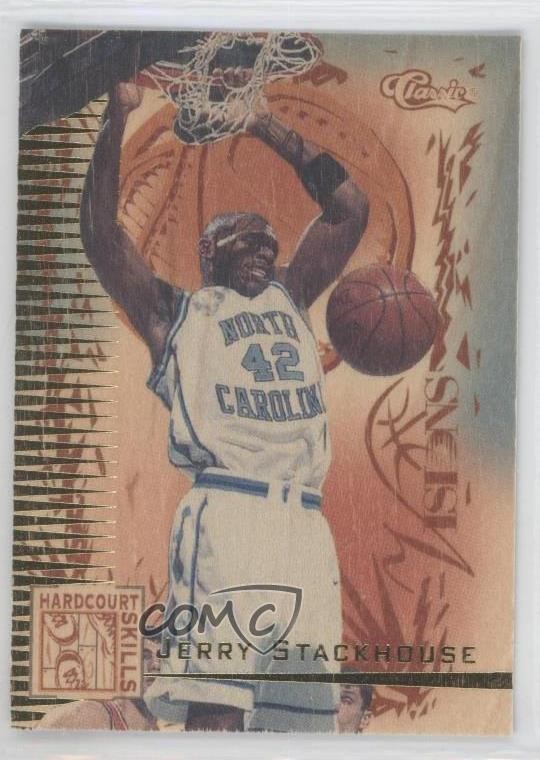 1995 Classic Visions Hardcourt Skills Jerry Stackhouse #HS3 Rookie RC 0a1