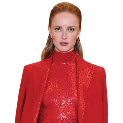 Rianne Van Rompaey (Red Outfit) Half Body Buddy Cutout