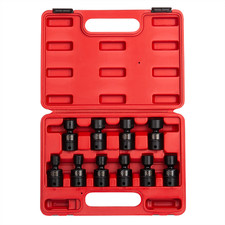 Sunex 3657 SUNEX 3/8" Drive 10 Piece Metric Universal Impact Socket