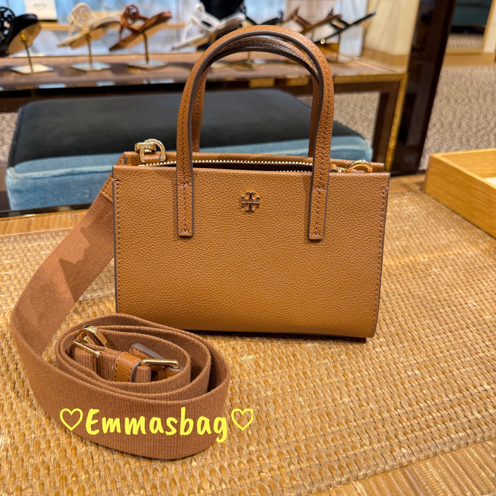 Tory Burch Blake Mini Tote 176875 $300 Cortado