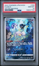 Collectible Individual Grade 10 Mew Pokémon TCG Card Games in