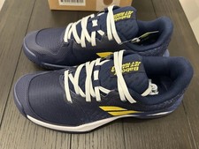 Babolat Jet Mach 3 Junior Boys Tennis Shoes Blue Yellow White US Size 5