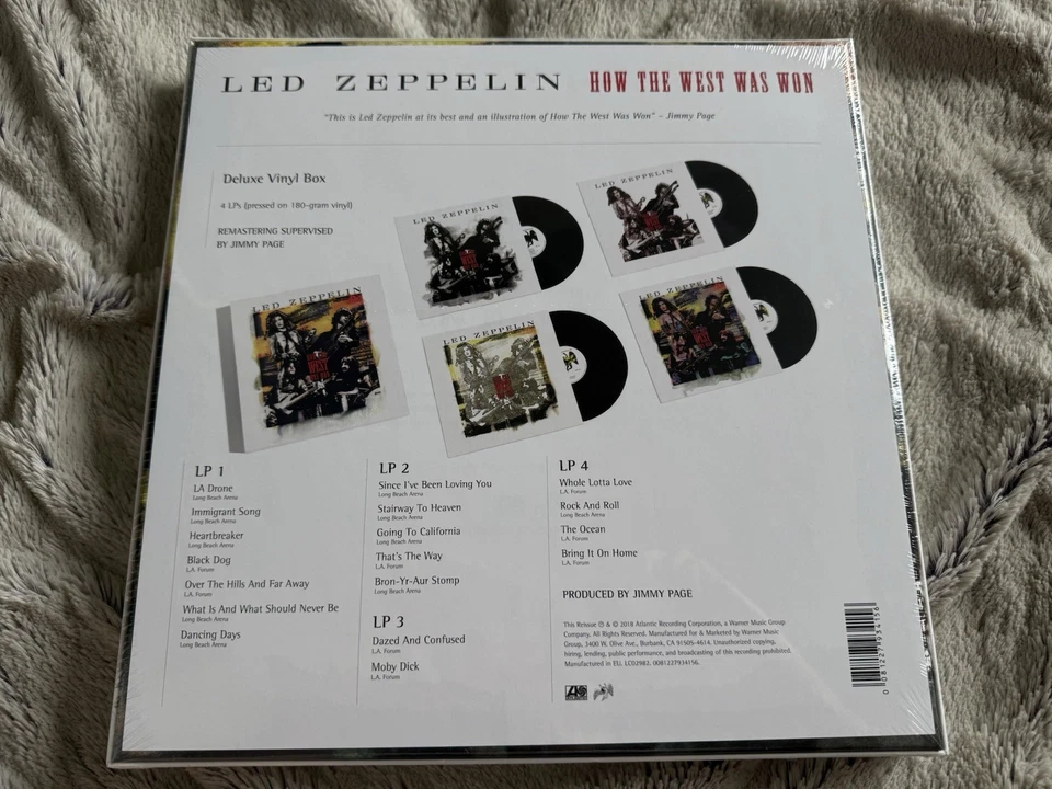 Led Zeppelin How The West Was Won Super Deluxe Edition LP Vinyl Box set New Seal - Image 3 of 3