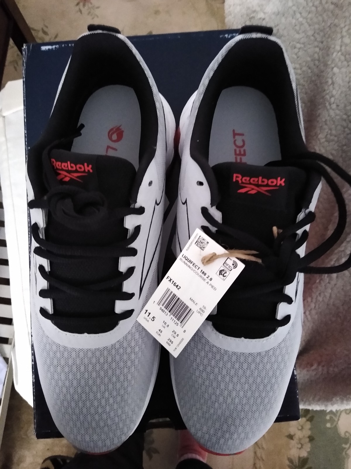 REEBOK Liquifect 180 2.0  FX11642  Men's Running Sneakers Size 11.5 NWB NWT thumbnail 10