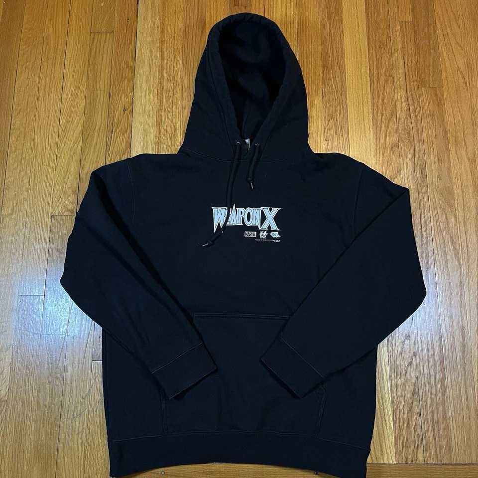 HUF x Marvel Wolverine "Weapon X" Adult Hoodie Size Large Comics Windsor-Smith - Image 2 of 4