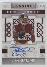 2017 Panini Heir to the Throne Signatures Samaje Perine #HTS-SP Auto pm6